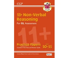 KNYGA Bookshop 11+ GL Non-Verbal Reasoning Practice Papers: Ages 10-11 Pack 3 (inc Parents' Guide &amp; Online Edition)