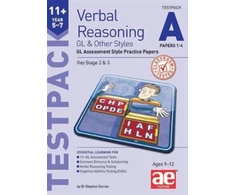 KNYGA Bookshop 11+ Verbal Reasoning Year 5-7 GL &amp; Other Styles Testpack A Papers 1-4