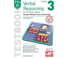 KNYGA Bookshop 11+ Verbal Reasoning Year 5-7 GL &amp; Other Styles Testbook 3