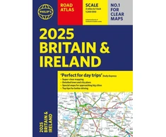 KNYGA Bookshop 2025 Philip's Road Atlas Britain and Ireland