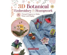KNYGA Bookshop 3D Botanical Embroidery &amp; Stumpwork