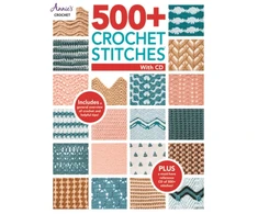 KNYGA Bookshop 500+ Crochet Stitches with CD