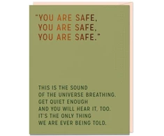 KNYGA Bookshop 6-Pack Elizabeth Gilbert You Are Safe Card