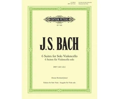 KNYGA Bookshop 6 Suites for Solo Violoncello BWV1007-1012 (for Viola)