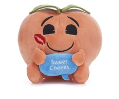 KNYGA Bookshop 7" Peach Emoji Plush Gift