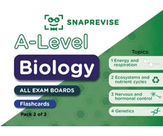 KNYGA Bookshop A-Level Biology Flashcards Pack 2