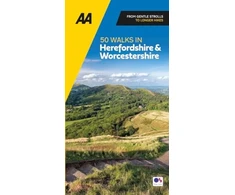 KNYGA Bookshop AA 50 Walks in Herefordshire &amp; Worcestershire