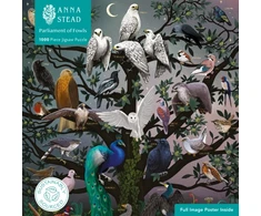 KNYGA Bookshop Adult Sustainable Jigsaw Puzzle Anna Stead: Parliament of Fowls