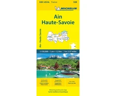 KNYGA Bookshop Ain Haute-Savoie - Michelin Local Map 328