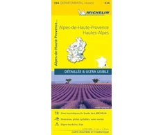 KNYGA Bookshop Alpes-de-Haute-Provence, Hautes-Alpes - Michelin Local Map 334