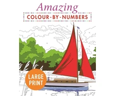 KNYGA Bookshop Amazing Colour-by-Numbers Large Print