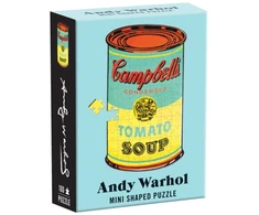KNYGA Bookshop Andy Warhol Mini Shaped Puzzle Campbell's Soup