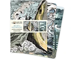 KNYGA Bookshop Angela Harding: Coastlines Set of 3 Standard Notebooks