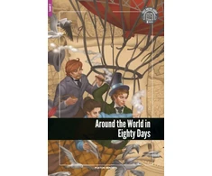 KNYGA Bookshop Around the World in Eighty Days - Foxton Reader Level-2 (600 Headwords A2/B1) with free online AUDIO