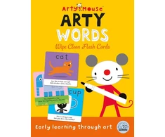 KNYGA Bookshop Arty Mouse Arty Words Wipe Clean Flash Cards