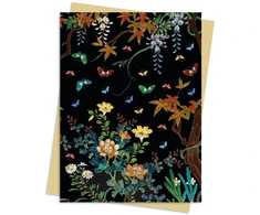 KNYGA Bookshop Ashmolean Museum: Cloisonne Casket with Flowers and Butterflies Greeting Card Pack