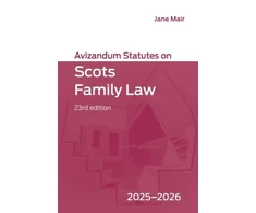 KNYGA Bookshop Avizandum Statutes on Scots Family Law
