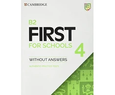 KNYGA Bookshop B2 First for Schools 4 Student's Book without Answers