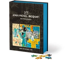 KNYGA Bookshop Basquiat Bird on Money 500 Piece Book Puzzle