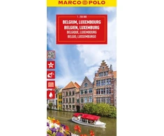 KNYGA Bookshop Belgium and Luxembourg Marco Polo Map