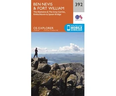 KNYGA Bookshop Ben Nevis and Fort William, the Mamores and the Pilkas Corries, Kinlochleven and Spean Bridge