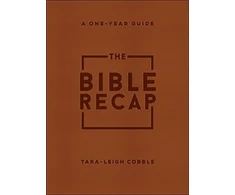 KNYGA Bookshop Bible Recap – A One–Year Guide to Reading and Understanding the Entire Bible, Deluxe Edition – Brown Imitation Leather