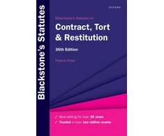 KNYGA Fellow Blackstone's Statutes on Contract, Tort &amp; Restitution