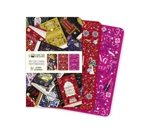 KNYGA Bookshop Book Lovers by Jenny Zemanek Set of 3 Mini Notebooks