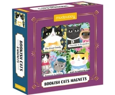 KNYGA Mudpuppy Bookish Cats Magnets