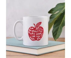 KNYGA Bookshop Books are good for you - Literary Mug