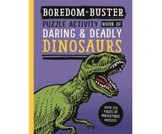 KNYGA Bookshop Boredom Buster: Puzzle Activity Book of Daring &amp; Deadly Dinosaurs