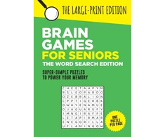 KNYGA Bookshop Brain Games for Seniors: The Word Search Edition