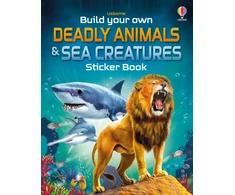 KNYGA Bookshop Build Your Own Deadly Animals and Sea Creatures Sticker Book