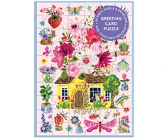 KNYGA Galison Buzzy Bouquets Greeting Card Puzzle