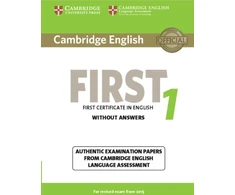 KNYGA Bookshop Cambridge English First 1 for Revised Exam from 2015 Student's Book without Answers