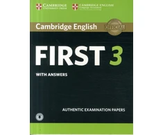KNYGA Bookshop Cambridge English First 3 Student's Book with Answers with Audio