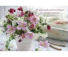 KNYGA Bookshop Card Box of 20 Notecards and Envelopes: Clematis