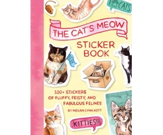 KNYGA Bookshop Cat's Meow Sticker Book
