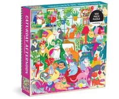Dėlionė Bookshop Caturday Afternoon 500 Piece Family Puzzle