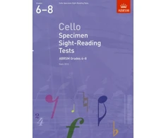 KNYGA Bookshop Cello Specimen Sight-Reading Tests, ABRSM Grades 6-8