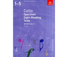 KNYGA Bookshop Cello Specimen Sight-Reading Tests, ABRSM Grades 1-5