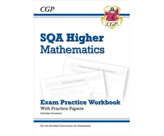 KNYGA Bookshop CfE Higher Maths: SQA Exam Practice Workbook - includes Answers