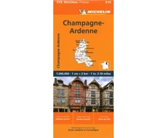 KNYGA Bookshop Champagne-Ardenne - Michelin Regional Map 515
