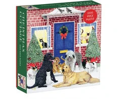 Dėlionė Bookshop Christmas Cottage Square Boxed 1000 Piece Puzzle