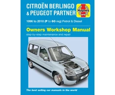 KNYGA Bookshop Citroen Berlingo &amp; Peugeot Partner Petrol &amp; Diesel (96 - 10) Haynes Repair Manual