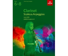 KNYGA Bookshop Clarinet Scales &amp; Arpeggios, ABRSM Grades 6-8