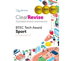 KNYGA Bookshop ClearRevise BTEC Level 1/2 Tech Award Sport: Component 3