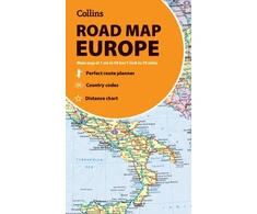 KNYGA Bookshop Collins Road Map of Europe