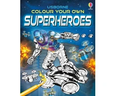 KNYGA Bookshop Colour Your Own Superheroes