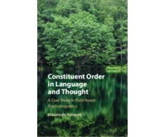 KNYGA Bookshop Constituent Order in Language and Thought